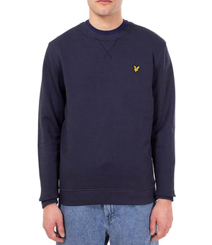 Lyle & Scott Felpa Girocollo Crew Neck Sweatshirt Uomo Mod. ML424VOG Z271 Dark navy
