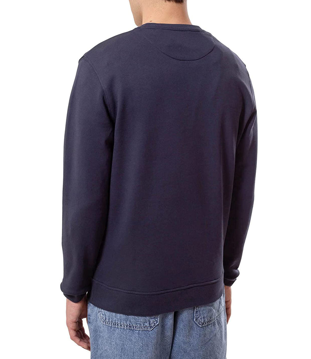 Lyle & Scott Felpa Girocollo Crew Neck Sweatshirt Uomo Mod. ML424VOG Z271 Dark navy