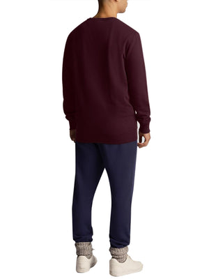 Lyle & Scott Felpa Girocollo Uomo Mod. ML424V Z562 Bordeau