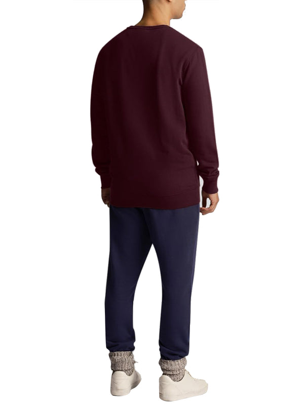Lyle & Scott Felpa Girocollo Uomo Mod. ML424V Z562 Bordeau