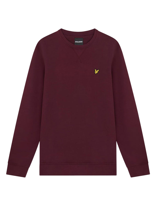 Lyle & Scott Felpa Girocollo Uomo Mod. ML424V Z562 Bordeau