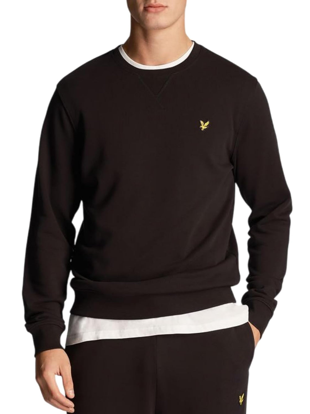 Lyle & Scott Felpa Girocollo Uomo Mod. ML424V Z865 Nero