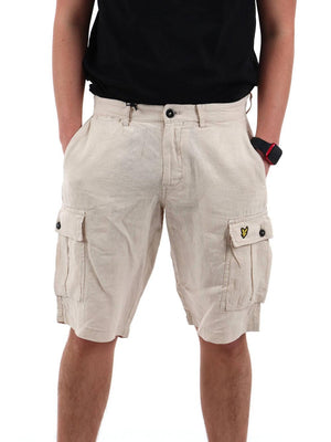 Lyle & Scott Bermuda Uomo Mod. SH1819ITA LINO 777 Beige