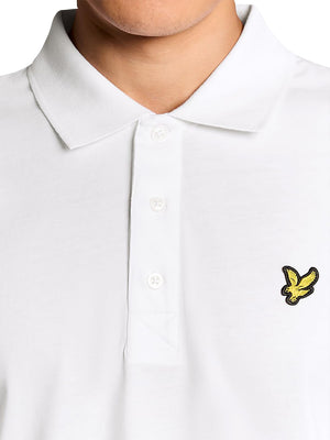 Lyle & Scott Polo Manica corta Uomo Mod. SP1890V JEARSY 626 Bianco