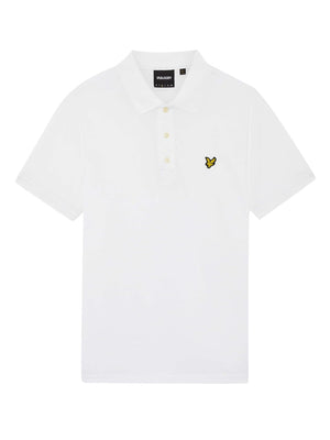 Lyle & Scott Polo Manica corta Uomo Mod. SP1890V JEARSY 626 Bianco