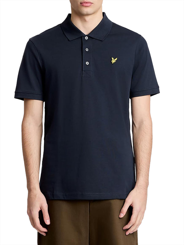 Lyle & Scott Polo Manica corta Uomo Mod. SP1890V JEARSY Z271 Blu