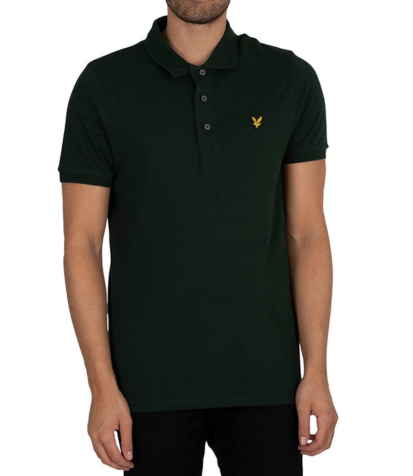 Lyle & Scott Polo Maniche Corte Plain Polo Shirt Uomo Mod. SP400VOG W486 Dark Green