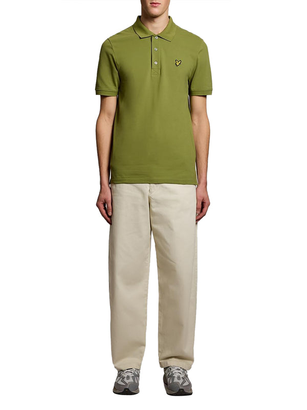 Lyle & Scott Polo Manica Corta Uomo Mod. SP400VOG Y123 Verde