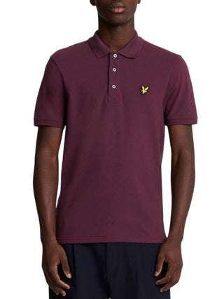 Lyle & Scott Polo Manica Corta Uomo Mod. SP400VOG Z562 Bordeau