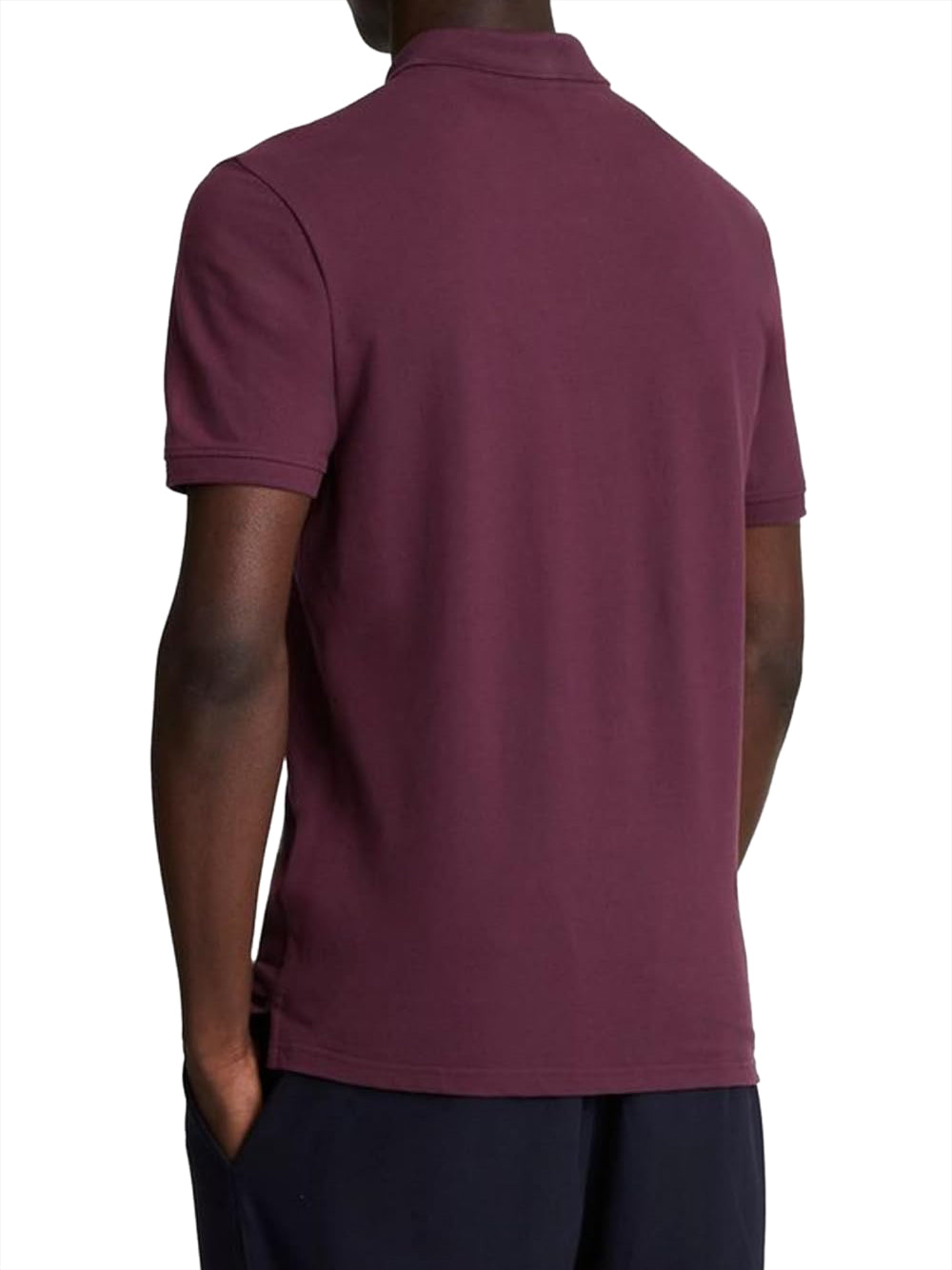 Lyle & Scott Polo Manica Corta Uomo Mod. SP400VOG Z562 Bordeau