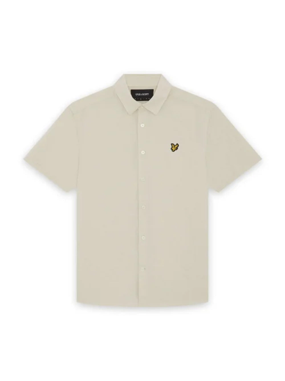 Lyle & Scott Camicia m/c Uomo Mod. SW2411V M/LINO W870 Beige