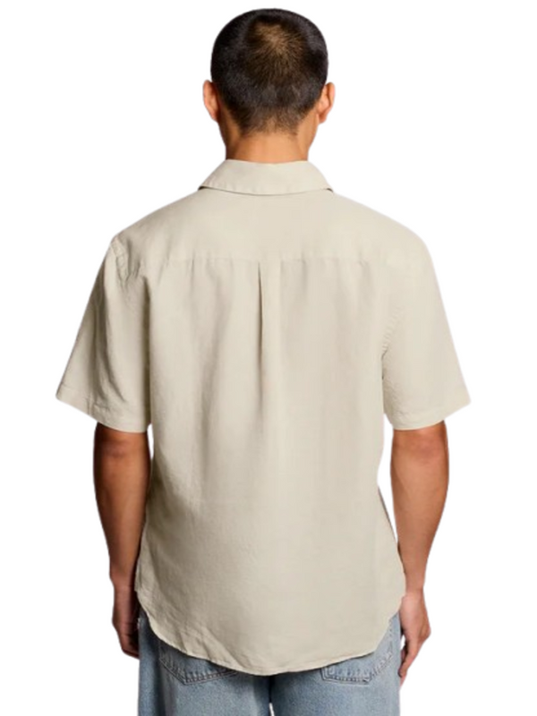 Lyle & Scott Camicia m/c Uomo Mod. SW2411V M/LINO W870 Beige