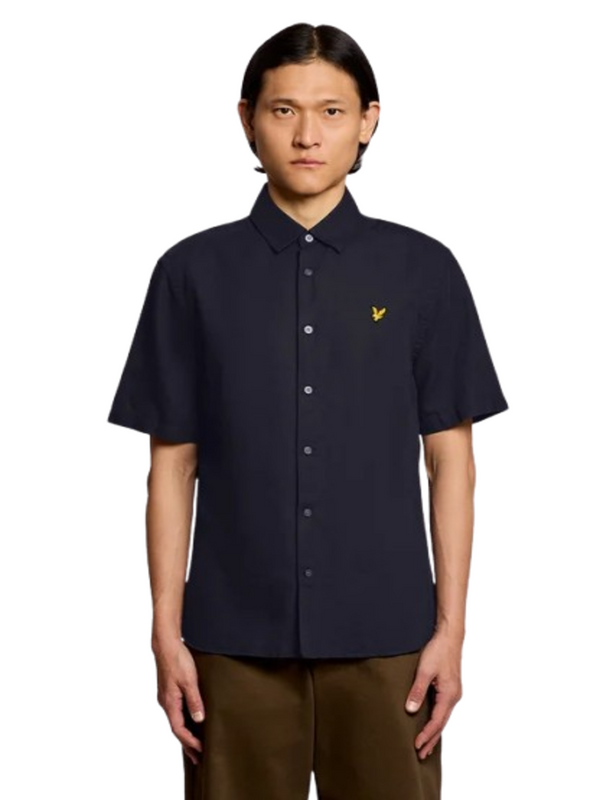 Lyle & Scott Camicia m/c Uomo Mod. SW2411V M/LINO Z271 Blu