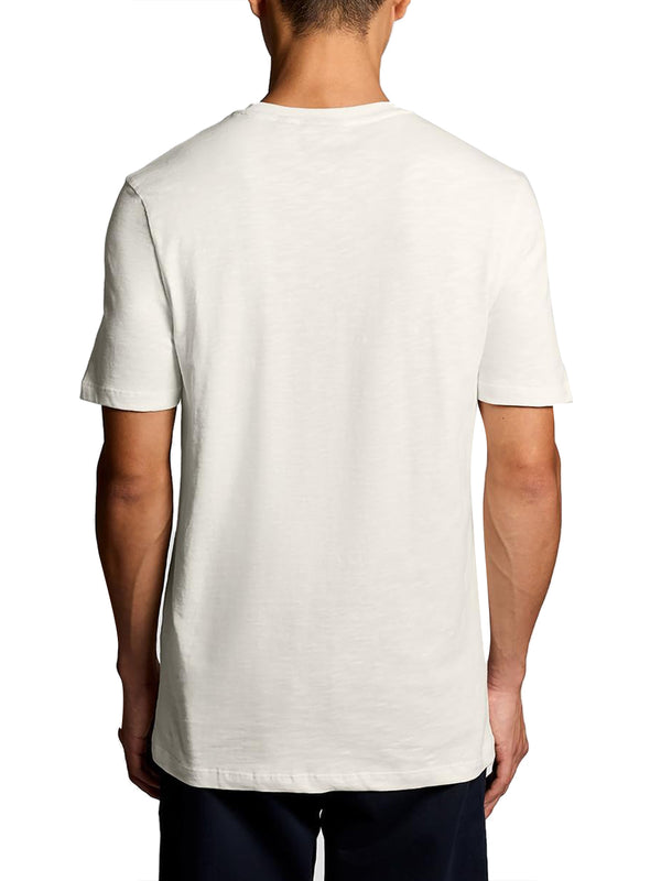 Lyle & Scott T-shirt Uomo Mod. TS2401V FIAMMATO Y126 Panna