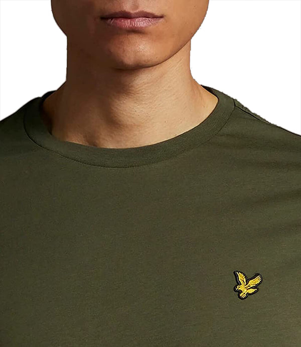 Lyle & Scott T-shirt Plain T-Shirt Uomo Mod. TS400VOG W485 Olive