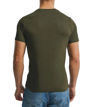 Lyle & Scott T-shirt Plain T-Shirt Uomo Mod. TS400VOG W485 Olive