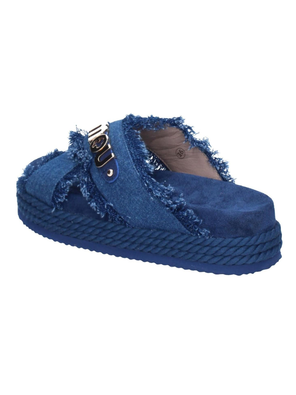 Mou Ciabatta Donna Mod. SW451004K CRISS-CROSS DENIM DENIM