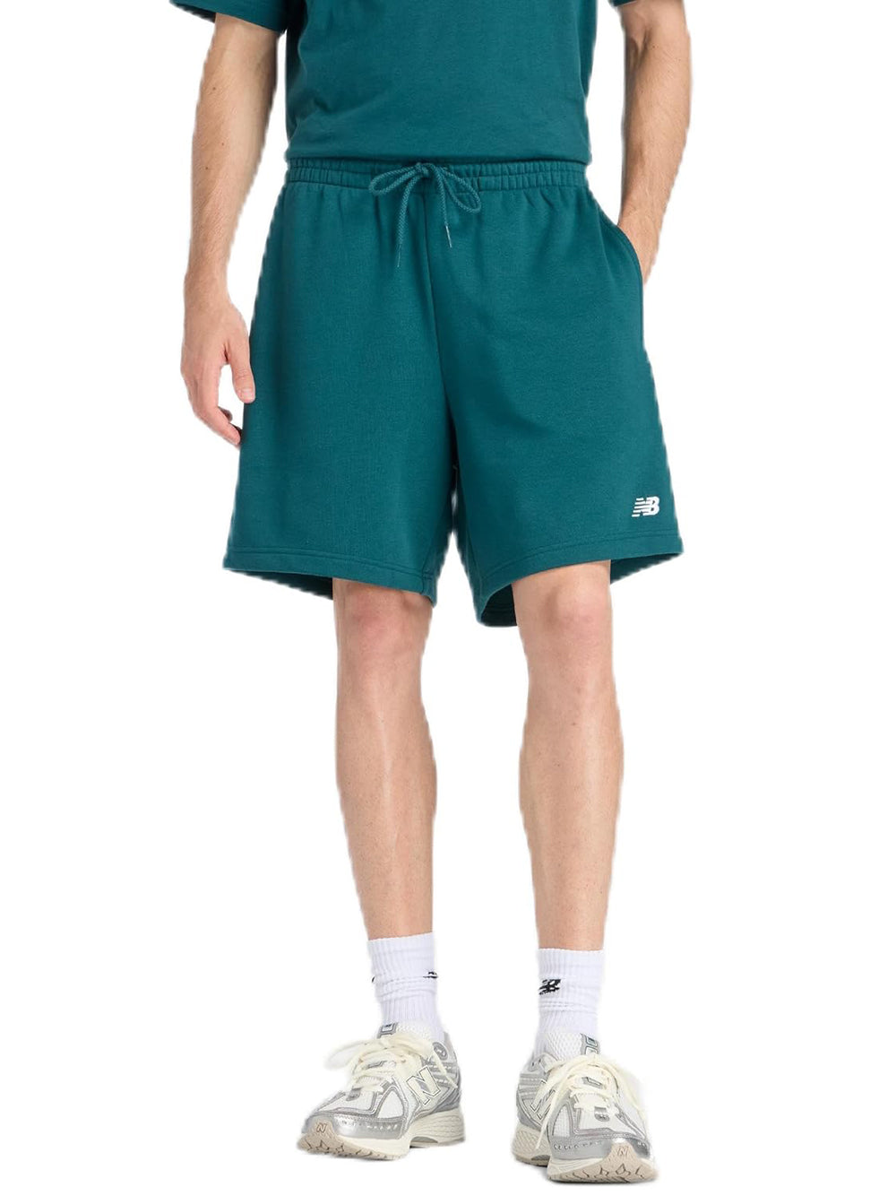 New Balance Bermuda Uomo Mod. MS41520 AAV Verde