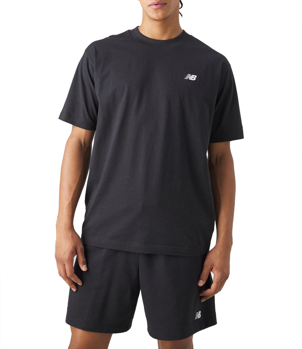 New Balance T-shirt New Balance Small Logo T-Shirt - White (100) Uomo Mod. MT4150 9BK Black