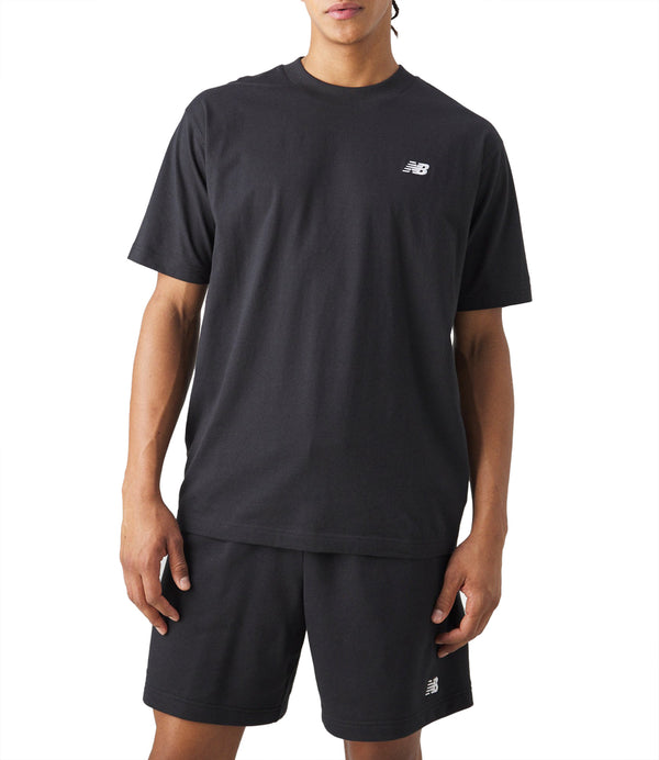 New Balance T-shirt New Balance Small Logo T-Shirt - White (100) Uomo Mod. MT4150 9BK Black