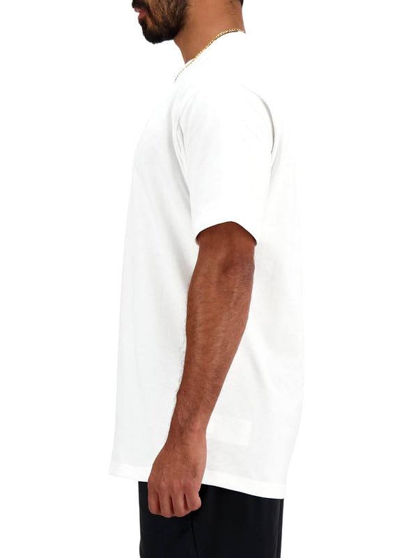 New Balance T-shirt Uomo Mod. MT41533 WT Bianco