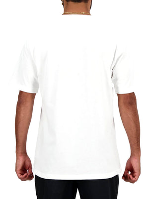 New Balance T-shirt Uomo Mod. MT41533 WT Bianco