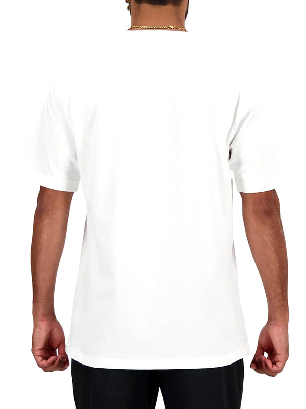 New Balance T-shirt Uomo Mod. MT41533 WT Bianco