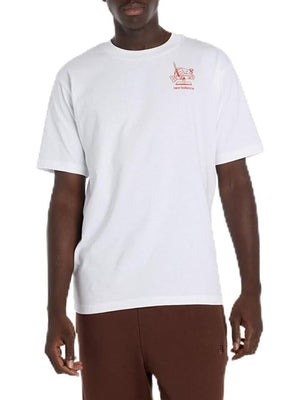 New Balance T-shirt Uomo Mod. MT61H51D WT Bianco