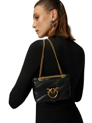 Pinko Borsa Donna Mod. 100040 A0F2 Z99Q Nero