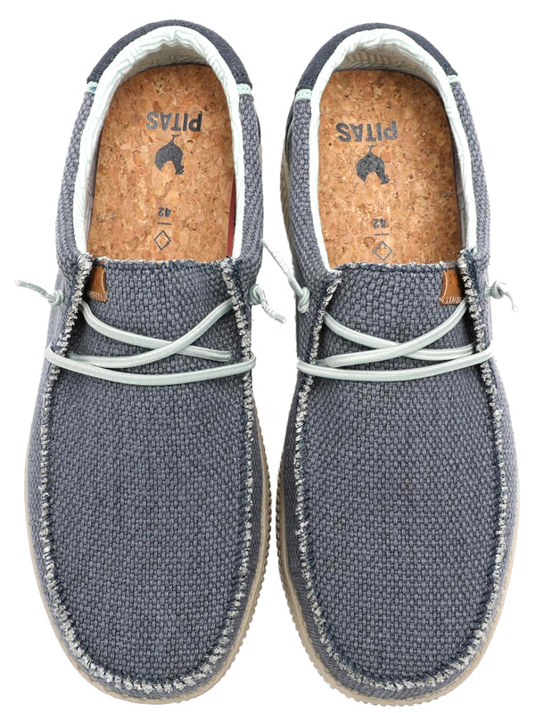 Pitas Scarpa Uomo Mod. WP150STEVE CANVAS AZUL DENIM