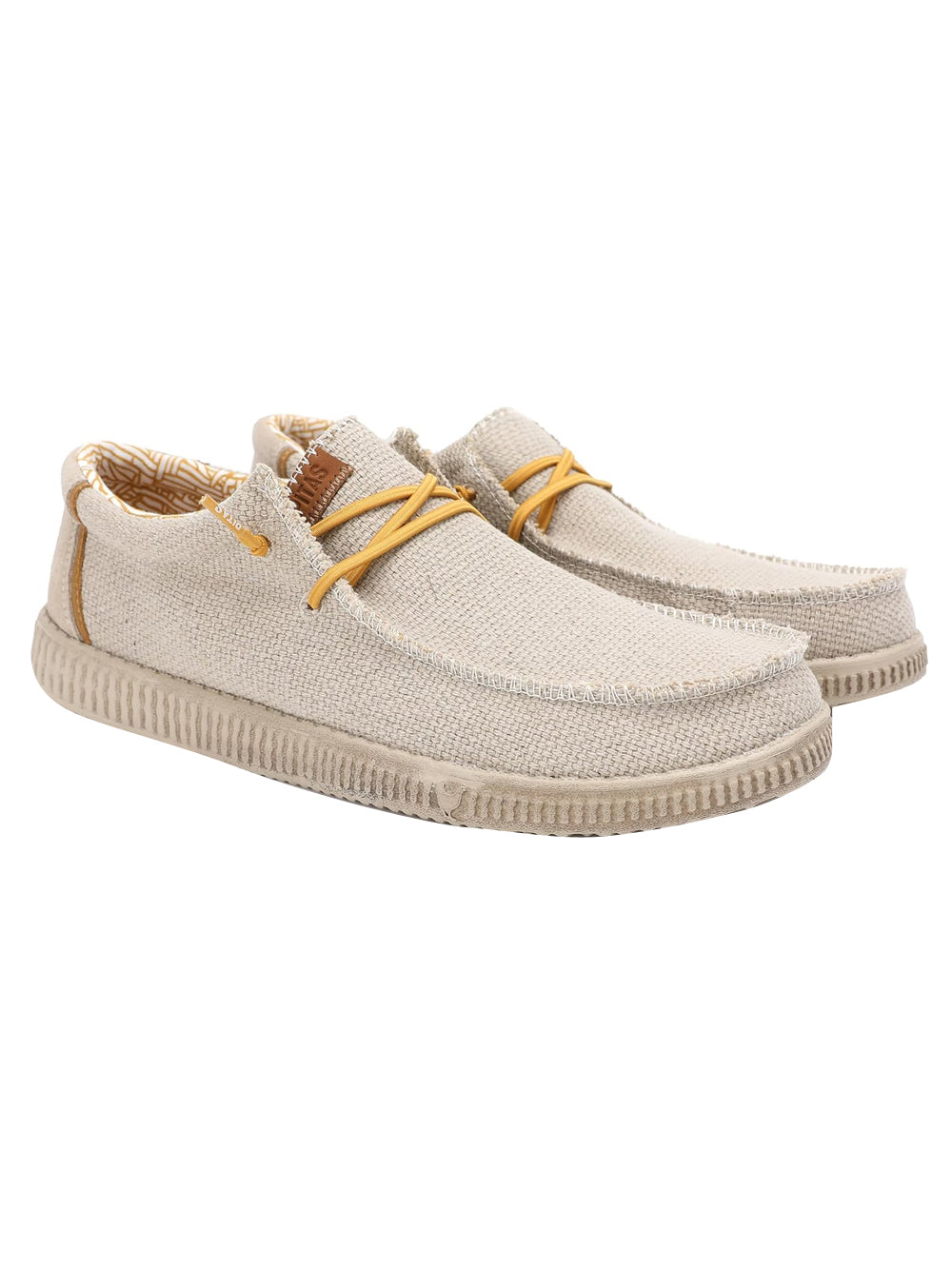 Pitas Scarpa Uomo Mod. WP150STEVE CANVAS BEIGE Beige