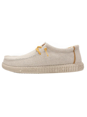 Pitas Scarpa Uomo Mod. WP150STEVE CANVAS BEIGE Beige