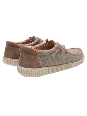 Pitas Scarpa Uomo Mod. WP150STEVE CANVAS Taupe