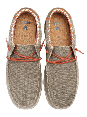 Pitas Scarpa Uomo Mod. WP150STEVE CANVAS Taupe
