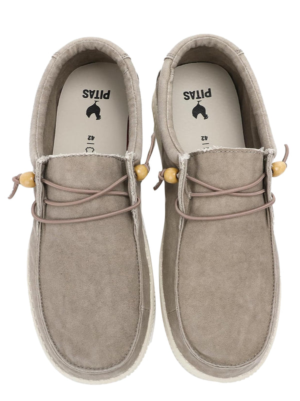 Pitas Scarpa Uomo Mod. WP150WALLABY W-CANVAS Beige