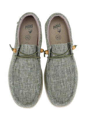 Pitas Scarpa Uomo Mod. WP150WALLABY W-CANVAS Kaki