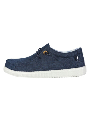 Pitas Scarpa Uomo Mod. WP150WALLABY W-CANVAS Blu