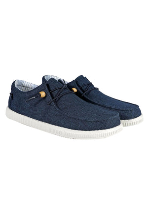 Pitas Scarpa Uomo Mod. WP150WALLABY W-CANVAS Blu