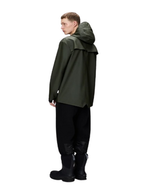 Rains Impermeabile Unisex Mod. 12010 JACKET W3 03 Green