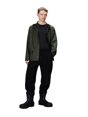 Rains Impermeabile Unisex Mod. 12010 JACKET W3 03 Green