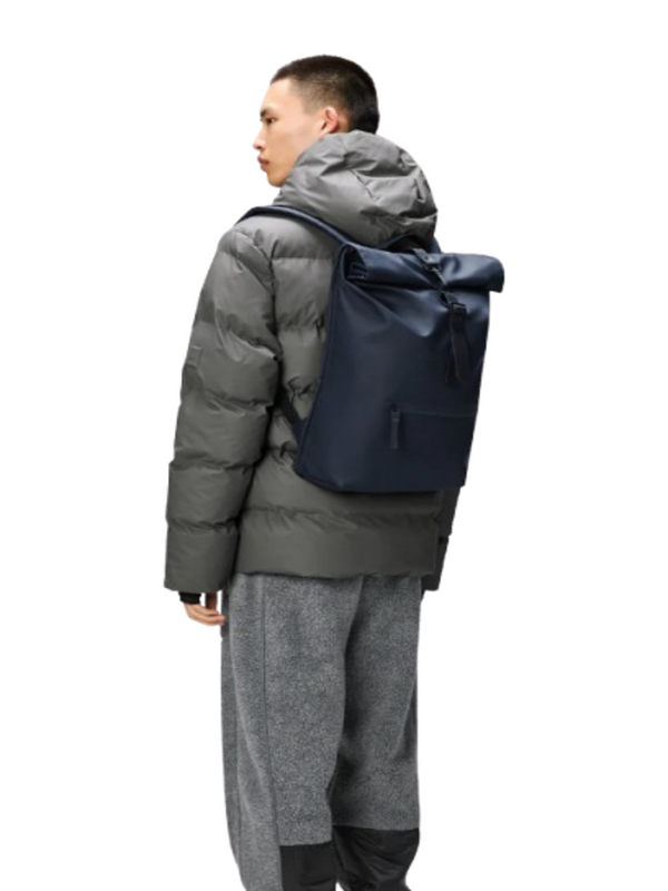 Rains Zaino UNISEX Mod. 13320 ROLLTOP 47 Blu