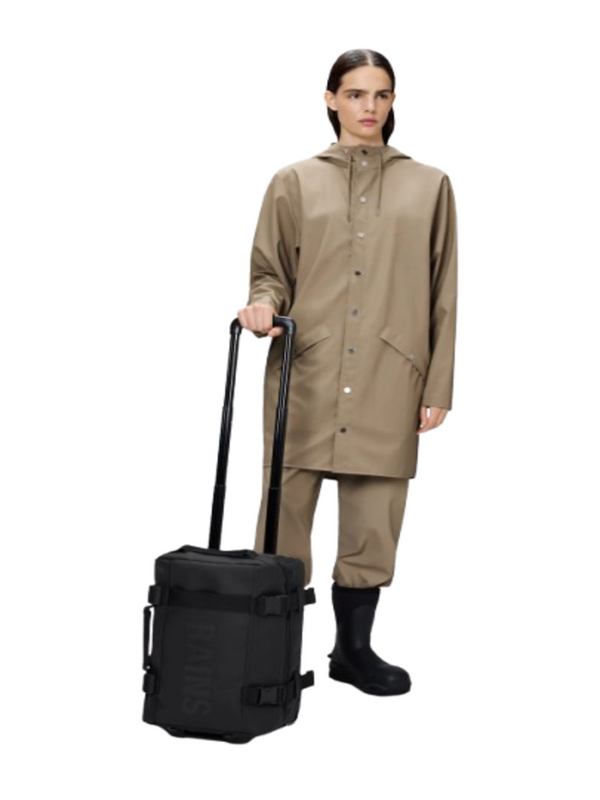 Rains Trolley UNISEX Mod. 14790 TEXEL CABIN MINI 01 Nero