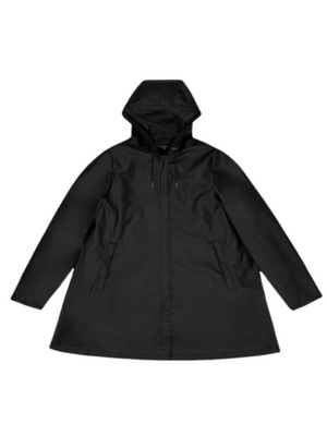 Rains Impermeabile Donna Mod. 18050 A-LINE W JA W3 01 Nero