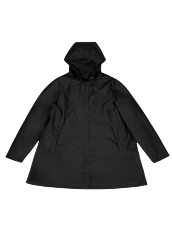 Rains Impermeabile Donna Mod. 18050 A-LINE W JA W3 01 Nero
