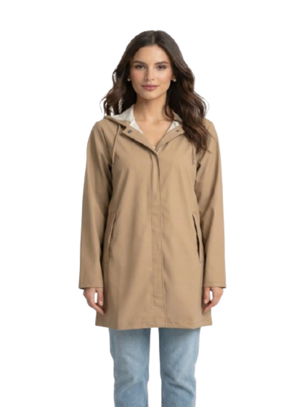 Rains Impermeabile Donna Mod. 18050 A-LINE W JA W3 133 Beige