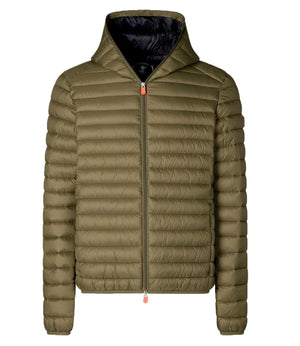 Save The Duck Giubbotto corto Uomo Mod. D30650M DONALD-GIGA 50012 OLIVA