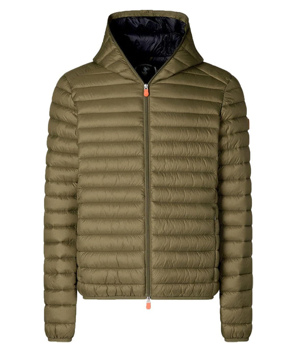 Save The Duck Giubbotto corto Uomo Mod. D30650M DONALD-GIGA 50012 OLIVA