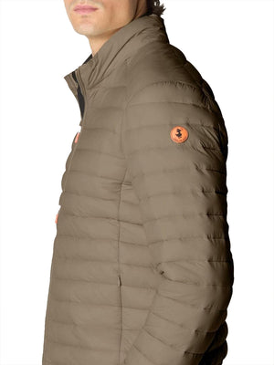 Save The Duck Giubbotto corto Uomo Mod. D32430M ALEXSANDER-GIGA 40021 Fango