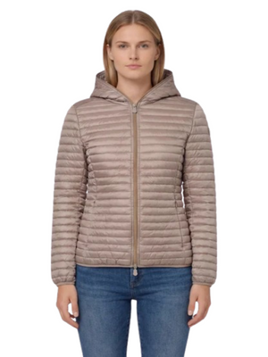 Save The Duck Giubbotto corto Donna Mod. D33620W ALEXA-IRIS 10010 Champagne