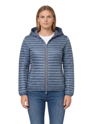 Save The Duck Giubbotto corto Donna Mod. D33620W ALEXA-IRIS 10039 Celeste